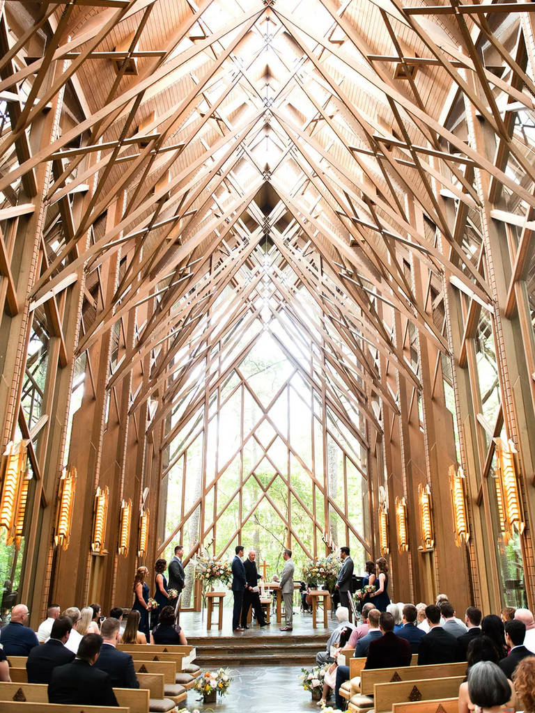 Nothing says modern romance like geometric shapes and lots of natural light.