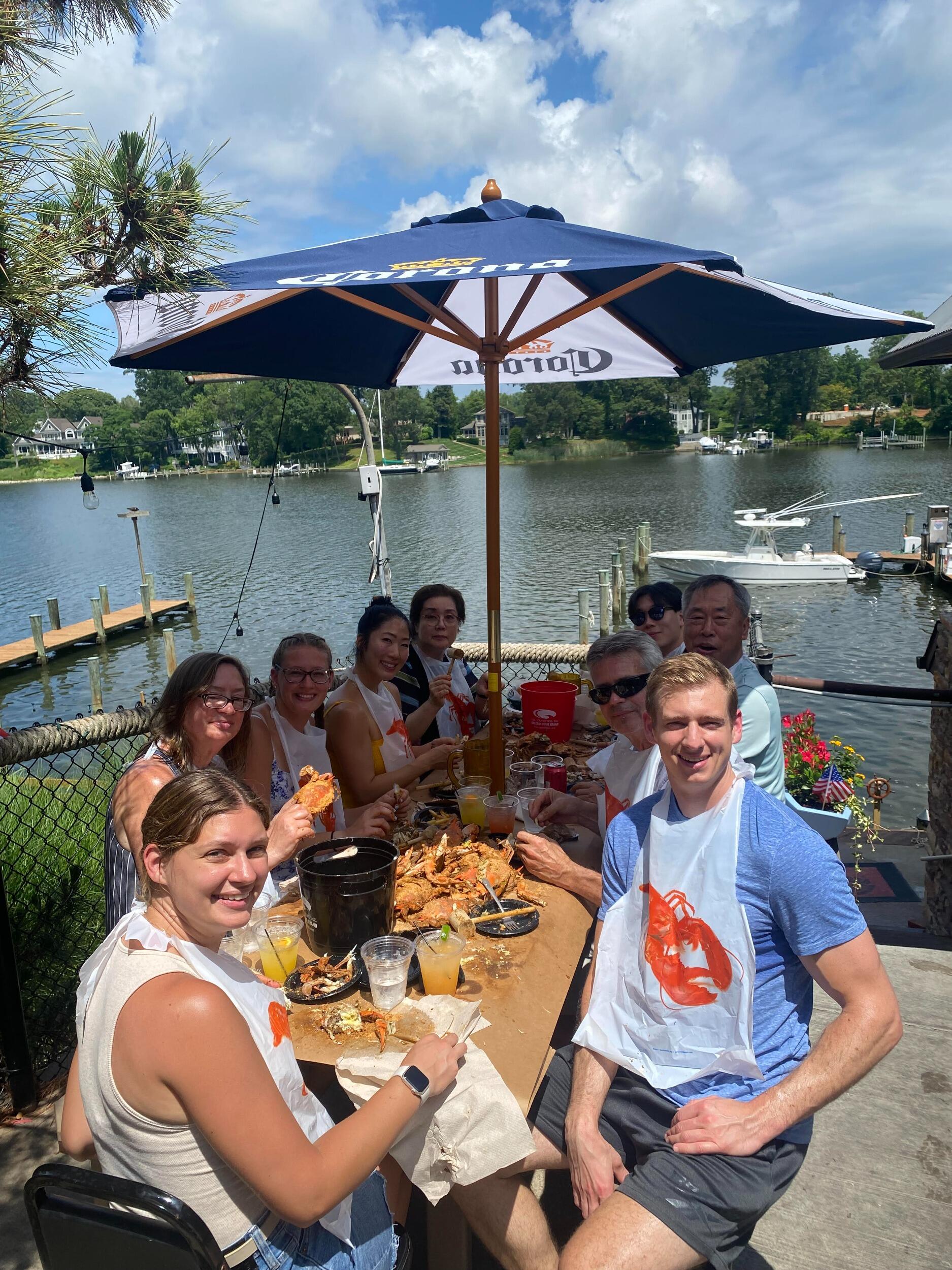 Nothing better than Maryland crabs in the summer! (plus orange crushes)