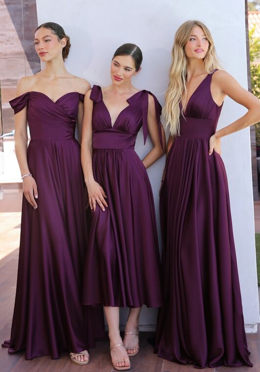 Ladivine 7493 Off the Shoulder Bridesmaid Dress - 6