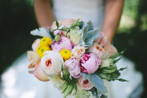 DIY Garden-Inspired Bridal Bouquet