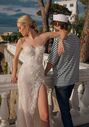 Amalfi Passion collection by Ricca Sposa Paola 24-023 Fit-and-Flare Wedding Dress - thumbnail - 4