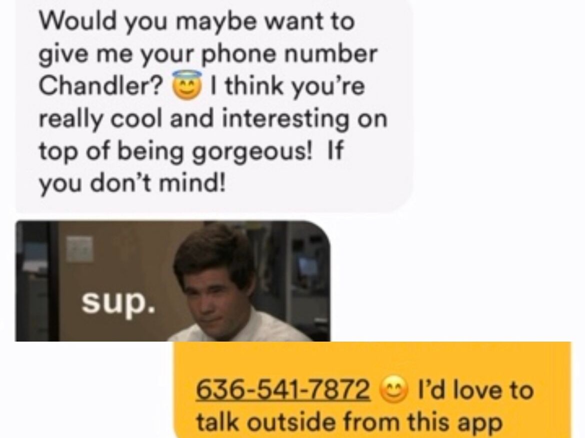 Picture of Bumble: “You’ve matched!”