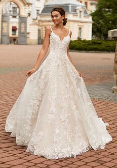 Moonlight Couture H1463 A-Line Wedding Dress
