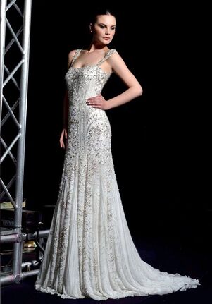 Stephen Yearick KSY65 Sheath Wedding Dress