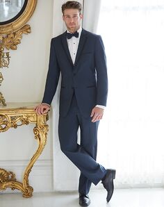 Allure Men Indigo Tuxedo Blue Tuxedo