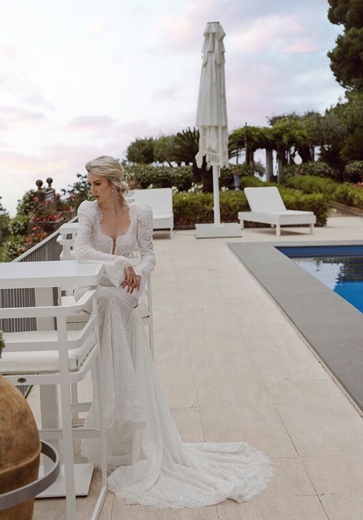 Amalfi Passion collection by Ricca Sposa Alice 24-003 Mermaid and Trumpet Wedding Dress - 6