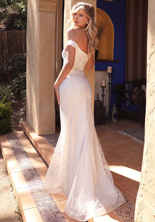 Ladivine CD929 Mermaid and Trumpet Wedding Dress - 5