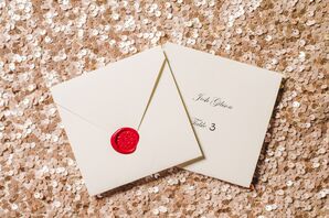 Wax Seal Envelope Escort Cards