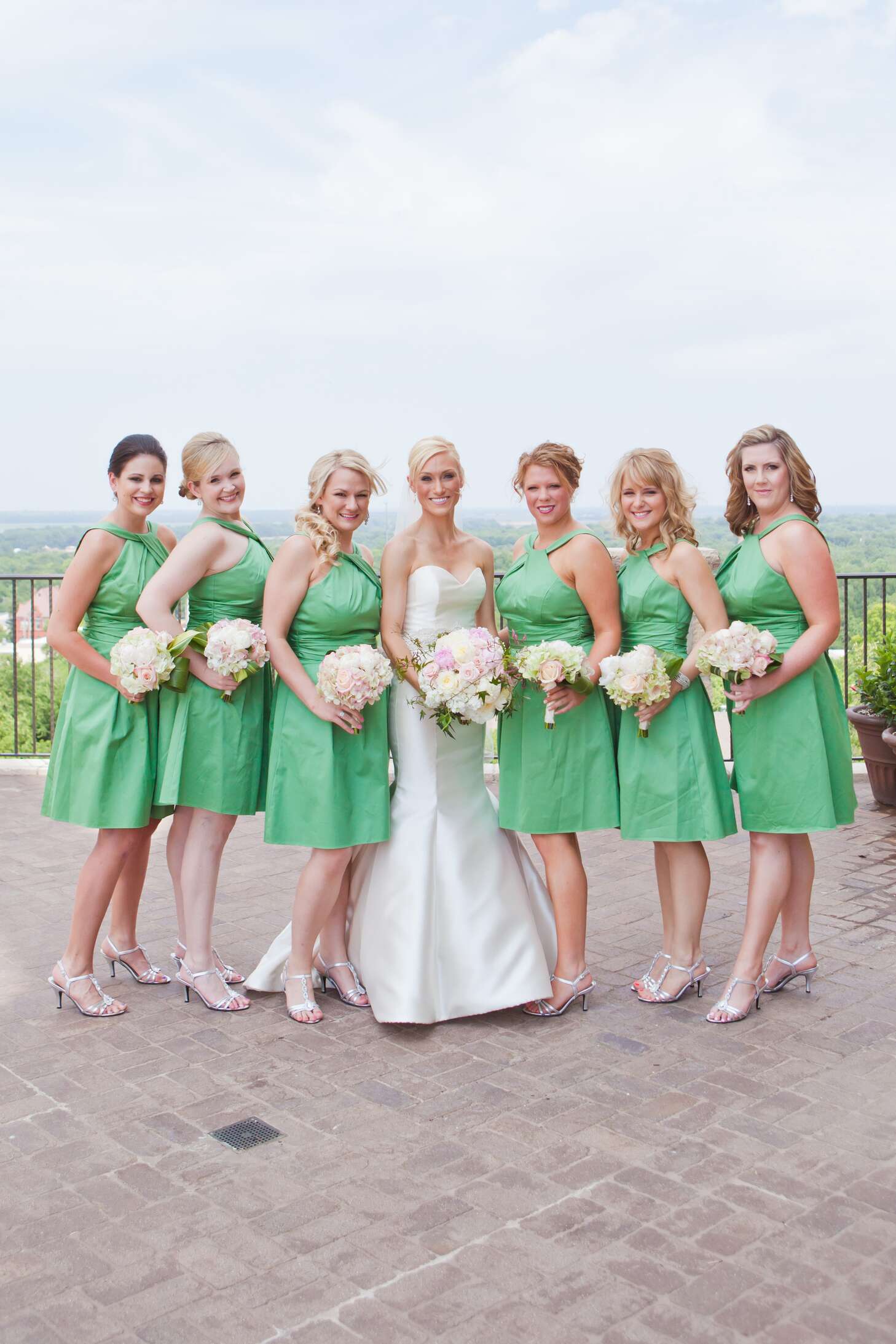green dress for st patrick's day St. Patricks Day Girl Clover Dress main image 1