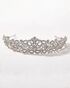 AW Bridal AW BRIDAL Tiaras and Crowns for Women, Queen Crown - Crystal Wedding Tiara Princess Headband for Pageant Prom Birthday Hair Accessories, Silver Silver Tiara - thumbnail - 1