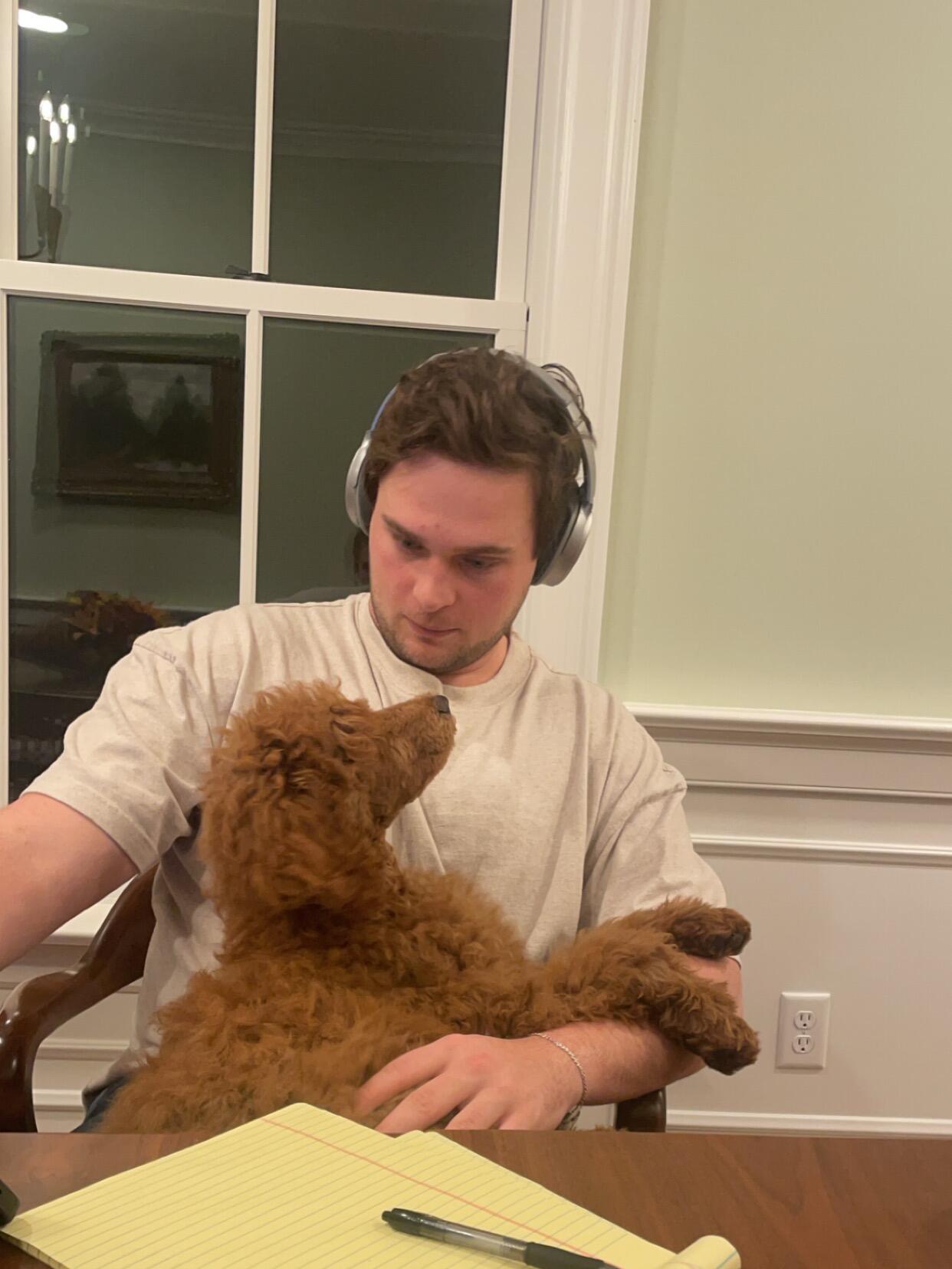 Picture of Other than that, we've got pictures we took of each other with pups