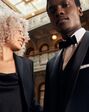 Suit Shop Men's Black Shawl Lapel Tuxedo Tuxedo - thumbnail - 5