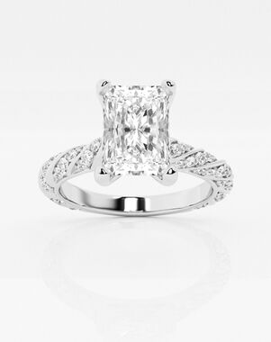 Grown Brilliance Radiant Cut Engagement Ring