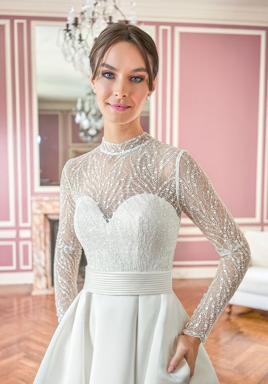 Jasmine Couture DIANE A-Line Wedding Dress - 4