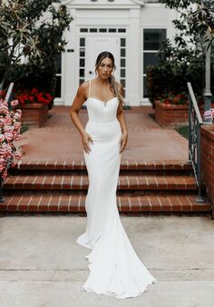 Stella York 7598 Column Wedding Dress