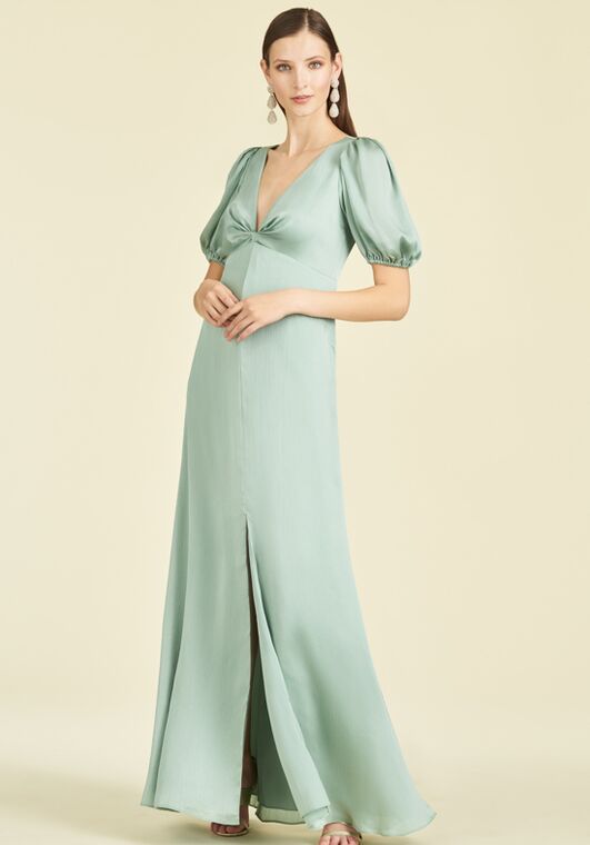 Sachin & Babi Alli Gown - Jade V-Neck Bridesmaid Dress - 4