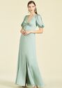 Sachin & Babi Alli Gown - Jade V-Neck Bridesmaid Dress - thumbnail - 4