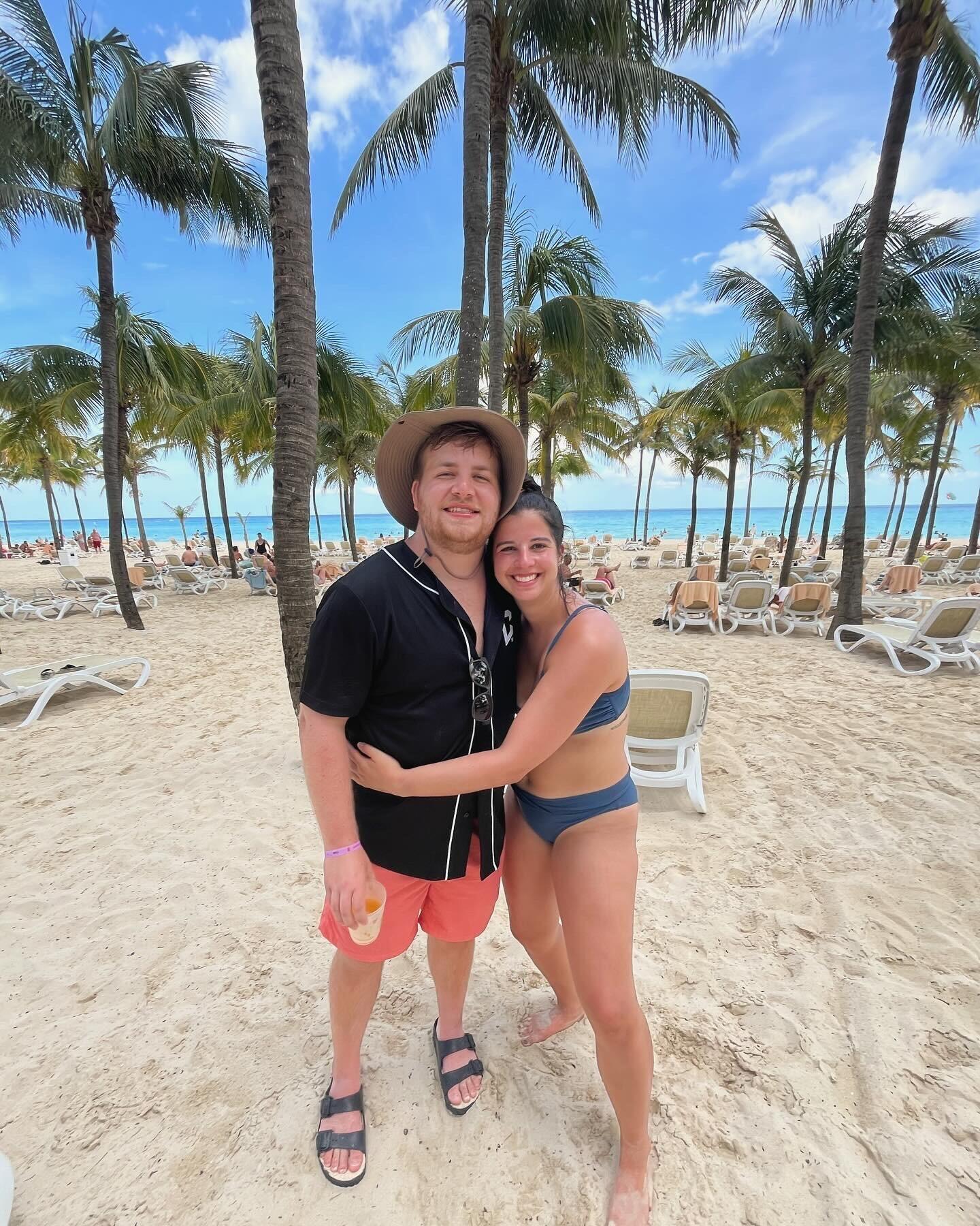 Cat's first trip to Mexico with the Carns family.