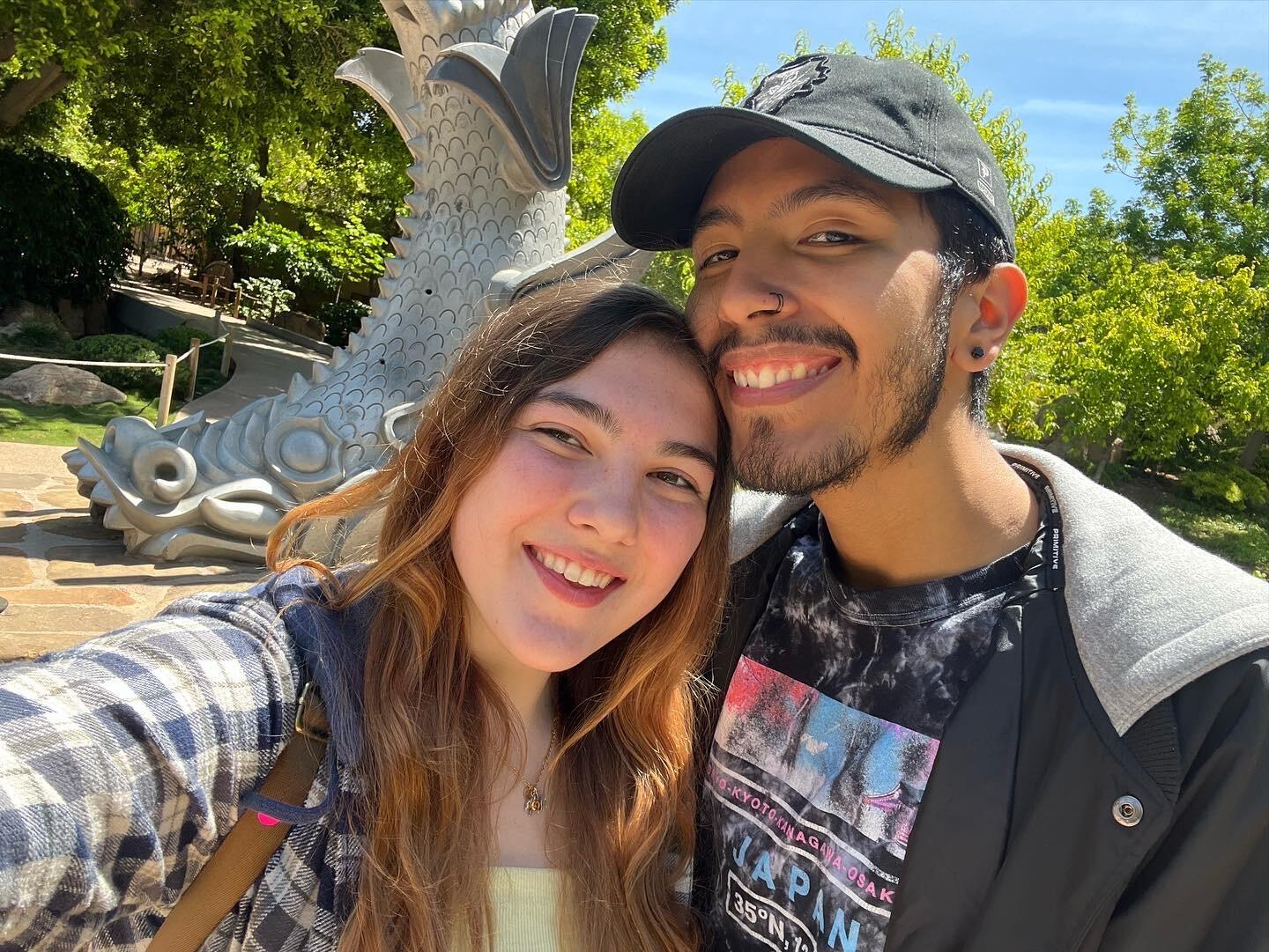 We celebrated our two-year anniversary a little late, but such is life. A trip to the beautiful Japanese Friendship Garden soothes the soul.