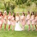 Navy and Nude Bridesmaid Dresses