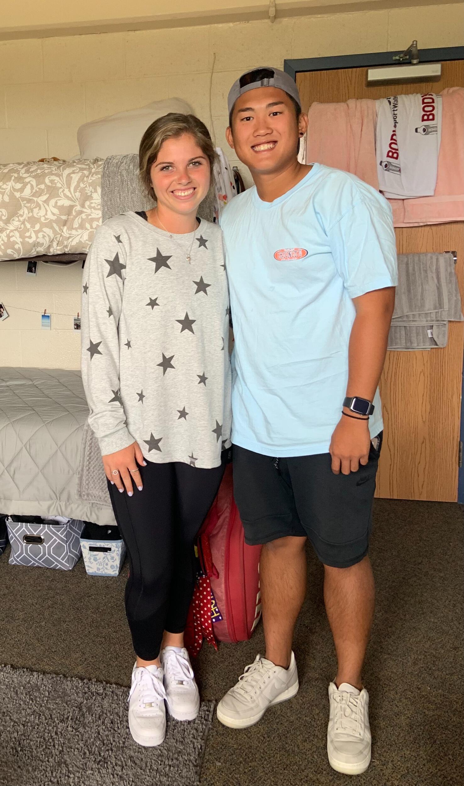 First day of Sophomore year together!