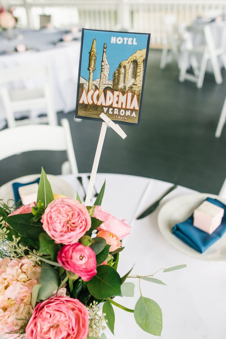 Vintage Postcard Table Names