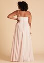 Birdy Grey Kaia Curve Dress in Pale Blush V-Neck Bridesmaid Dress - thumbnail - 2