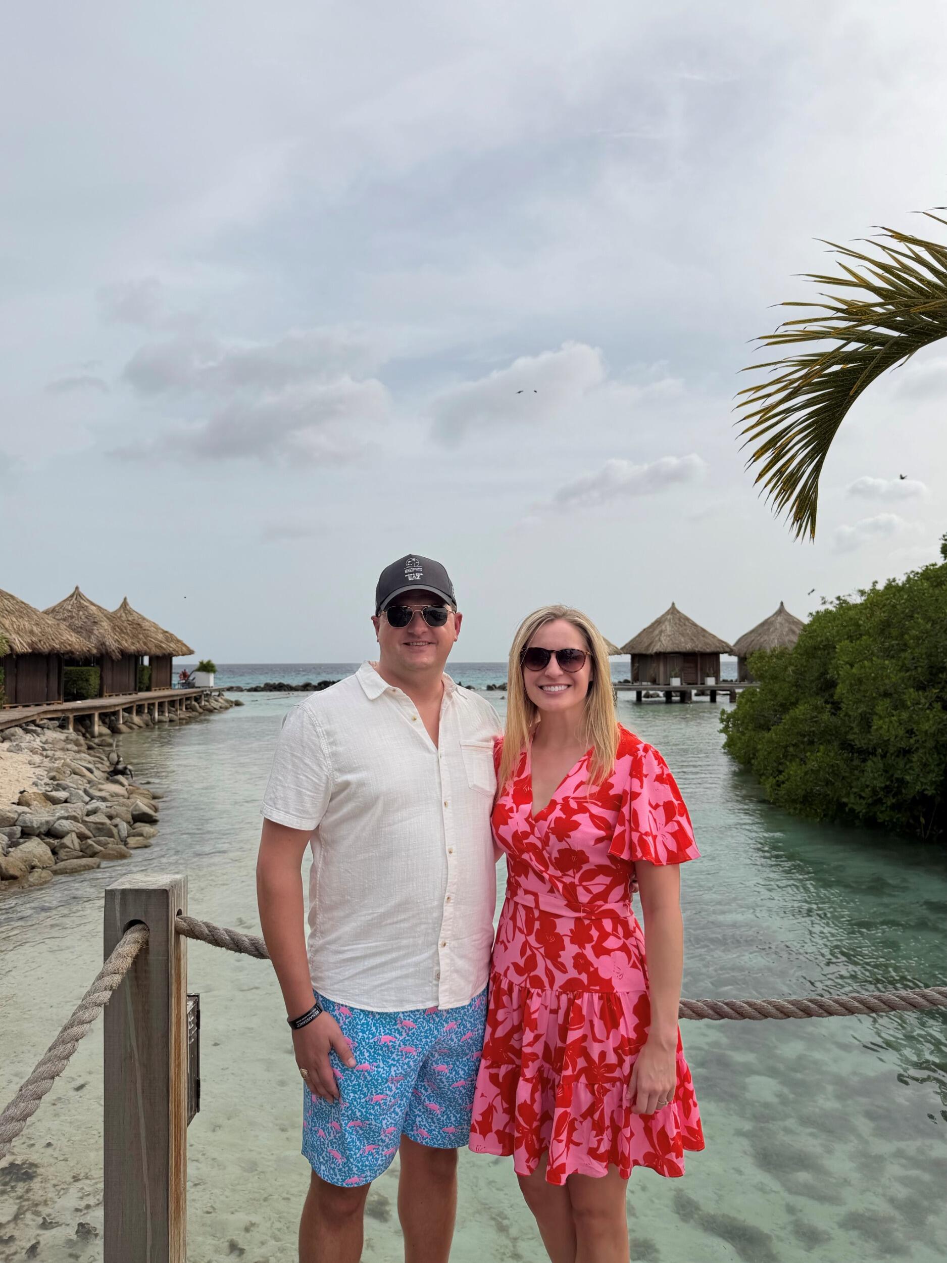 Sean flew us to Aruba!