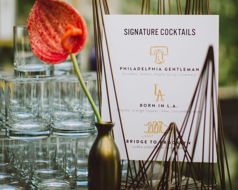 wedding details cocktails