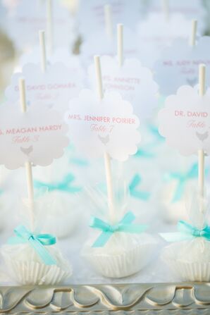 Cake Pop Escort Cards