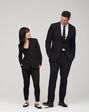 Suit Shop Men's Black Suit Tuxedo - thumbnail - 6