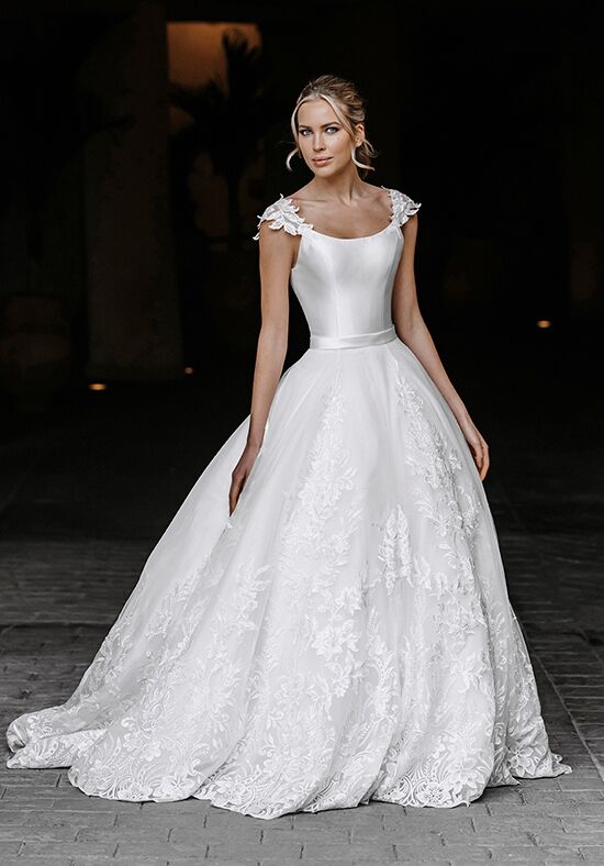 Abella Laura Ball Gown Wedding Dress - 1