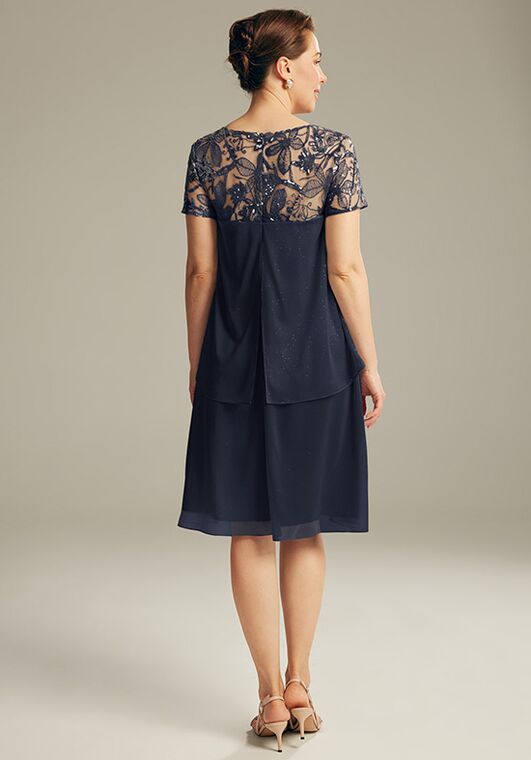 AW Bridal AW Kathryn Dress Blue Mother Of The Bride Dress - 4