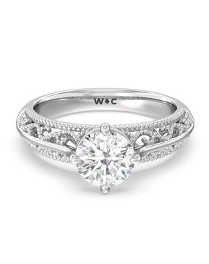 With Clarity Cushion, Marquise, Round Cut Engagement Ring