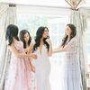 Quaint Country Markets Inspired This Peach-and-Blue Pennsylvania Wedding
