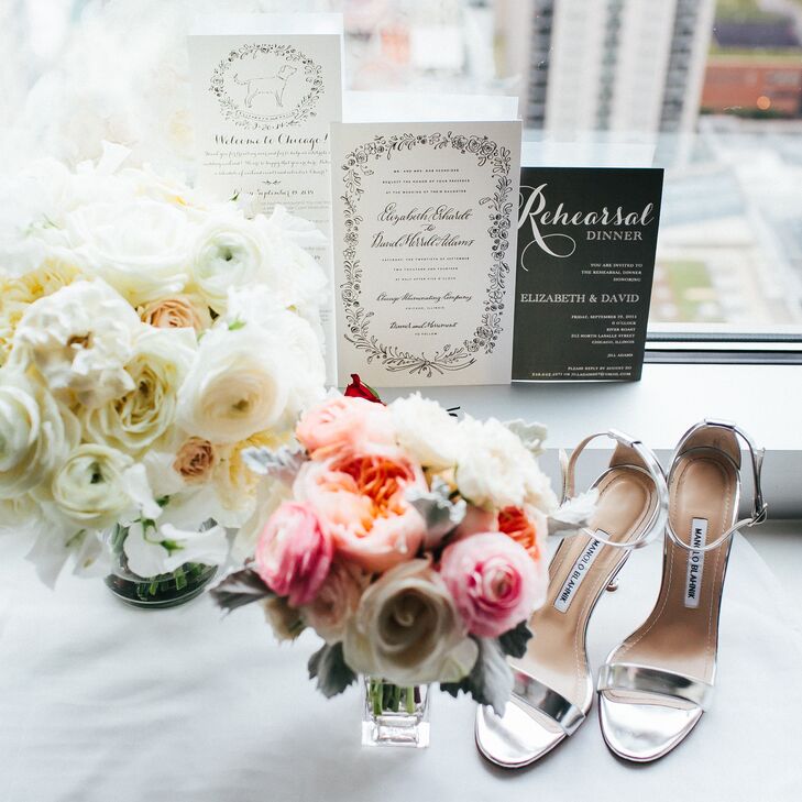 Silver Manolo Blahnik Heels