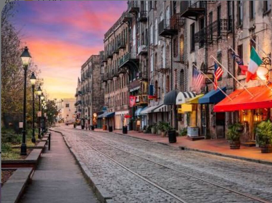Picture of River Street Savannah Georgia