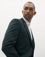 Suit Shop Men's Dark Green Suit Tuxedo - thumbnail - 3