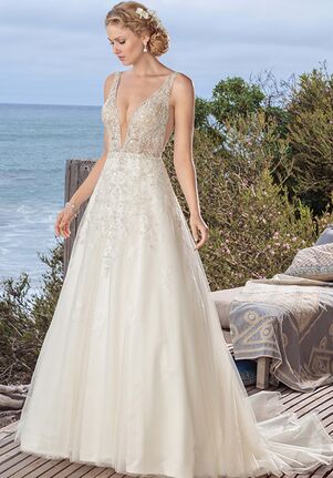 Beloved by Casablanca Bridal BL264 Pearl A-Line Wedding Dress