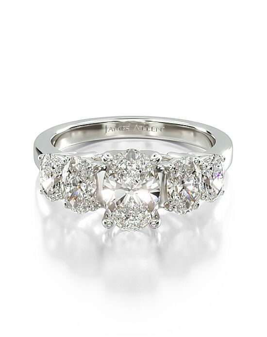 James Allen Oval Cut Engagement Ring - 1