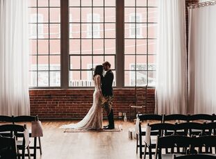 Saryn and Evan  wanted their wedding to feel authentically their own. “I was very particular about the details,” Saryn says. “It had to be truly ours.