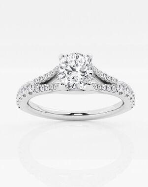 Grown Brilliance Cushion Cut Engagement Ring
