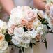 Ivory and Cream Rose Bridesmaid Bouquet