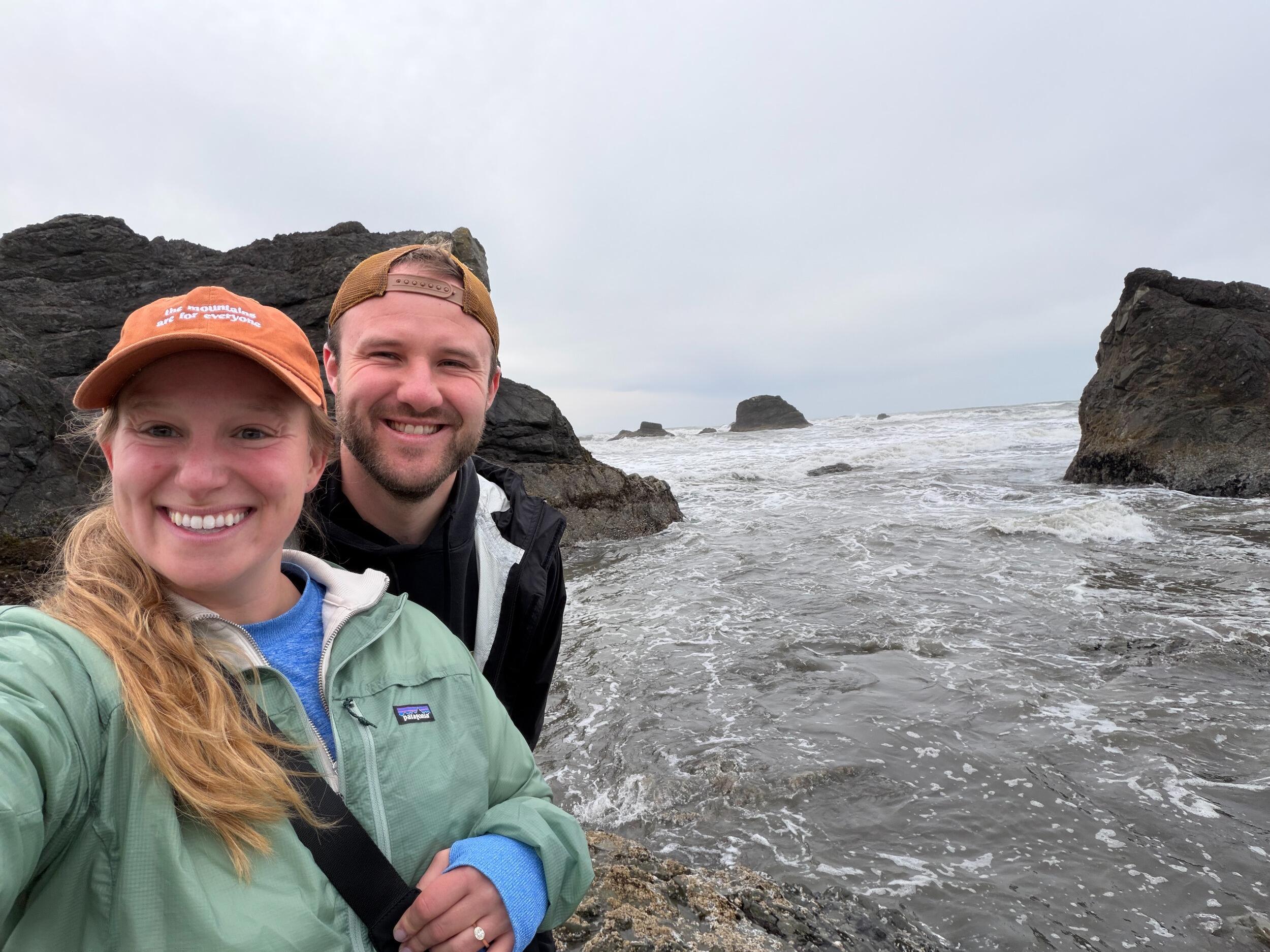Cole and MA take on WA - Ruby Beach