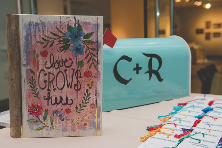 Guest Book with Escort Card Table