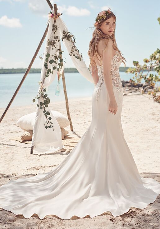 Rebecca Ingram BEVERLY Sheath Wedding Dress - 5