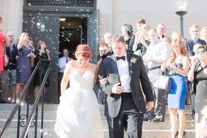 Bubble Wedding Exit