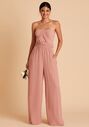 Birdy Grey Gigi Convertible Jumpsuit in Chiffon Dusty Rose Sweetheart Bridesmaid Dress - thumbnail - 5