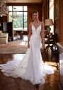 Moonlight Couture H1609 Mermaid and Trumpet Wedding Dress - thumbnail - 1