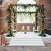 This Couple Had a Peach-and-Green Wedding at The Dalcy in Chicago, Illinois